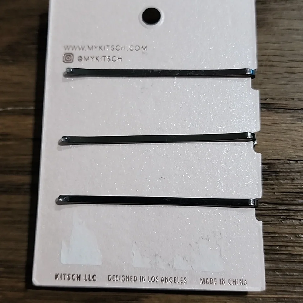 Kitsch Rhinestone Bobby Pins 3 Pack NWT